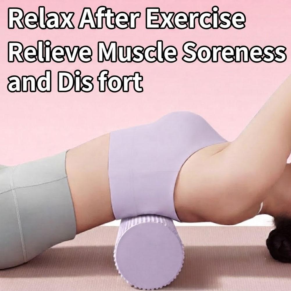 Vibrating Foam Roller - ヨガフォームローラー EVA 高密度ヨガコラムローラー ピラティスフォームローラー エクササイズバックマッサージローラー ホームフィットネス機器