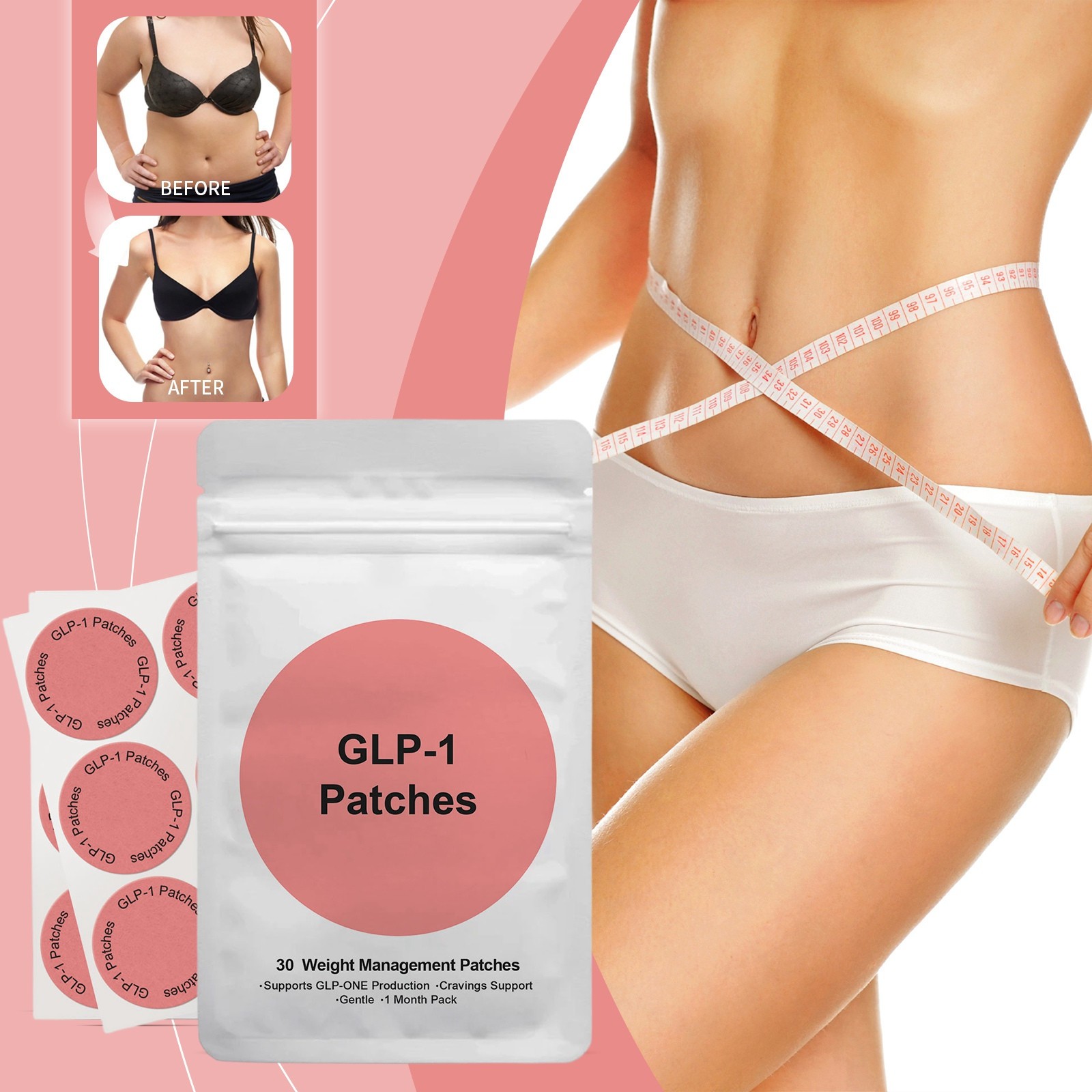 Health Y Wellness - ボディケアパッチ ヘルスケアパッチ ウェルネスギフト Glp-1 体重管理パッチ デイリーボディケアパッチ