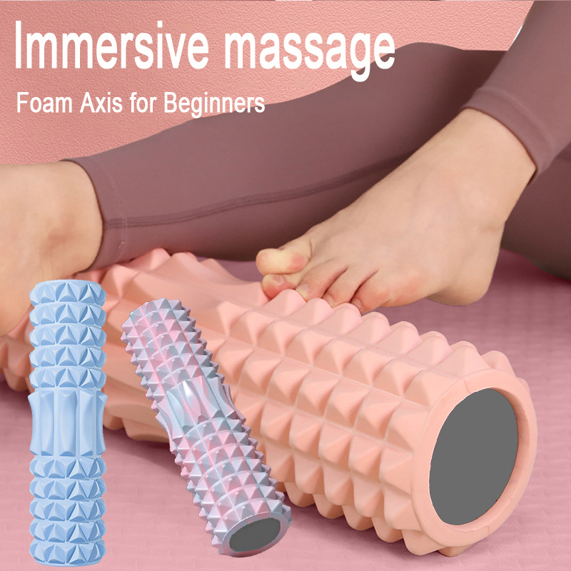 Vibrating Foam Roller - ソリッドフォーム軸ヨガポストマッサージEVAローラー腰痛緩和マッスルローラー、フィットネス、ヨガ、ピラティス、筋肉のリラックス TBAM00