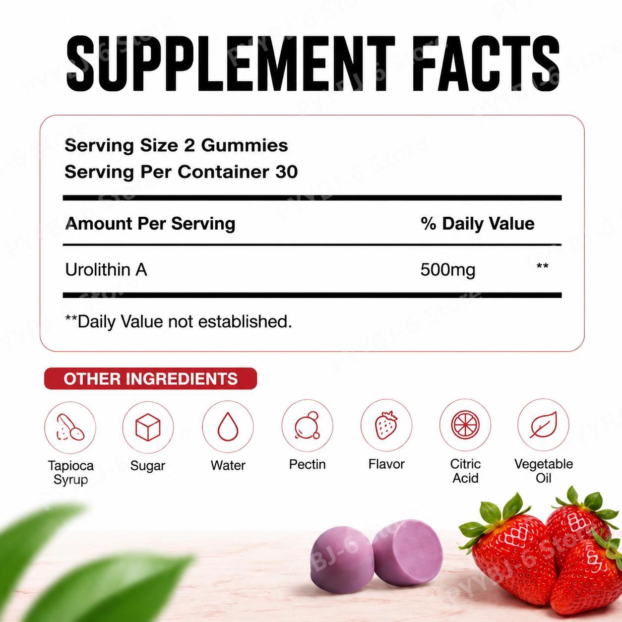 ドクテット ウロリチンA グミ 筋肉活力サポート 細胞エネル - Health Wellness Vitality のレビューと価格