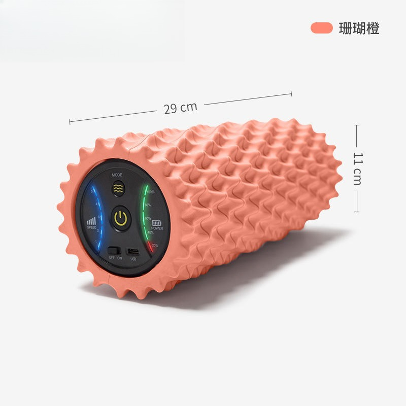 ヨガコラム ヨガ器具 電動フォームローラー 5段階振動マッサ - Vibrating Foam Roller のレビューと価格