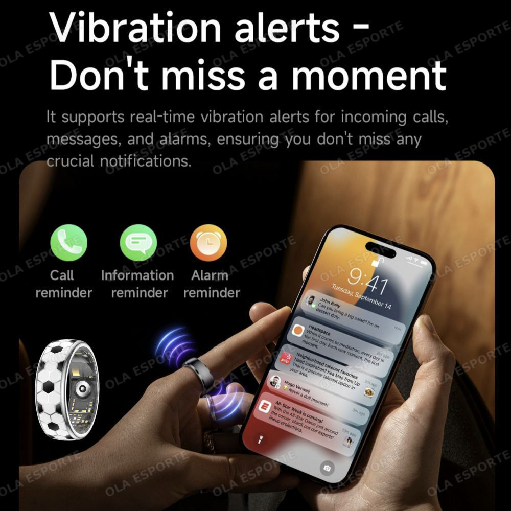 新振動アラートスマートリング 心拍数・睡眠モニタリング スマ - Women'S Health & Wellness Center のレビューと価格