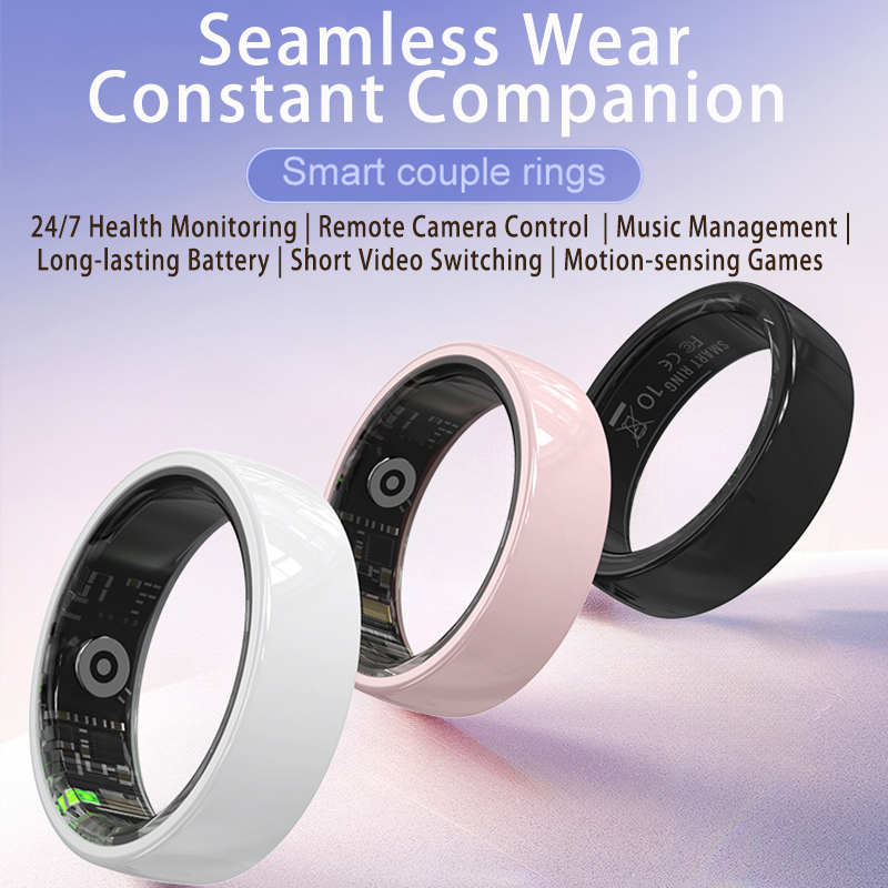 R12スマートリング 充電ケース付き セラミックリング 防水 - Women'S Health & Wellness Center のレビューと価格