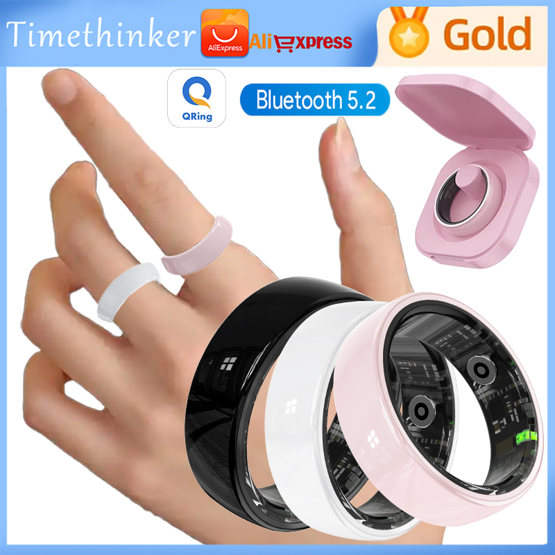 R12スマートリング 充電ケース付き セラミックリング 防水 - Women'S Health & Wellness Center のレビューと価格
