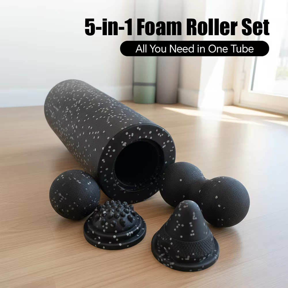 5-in-1筋膜ローラーセット 筋肉回復セット-振動フォーム - Vibrating Foam Roller のレビューと価格