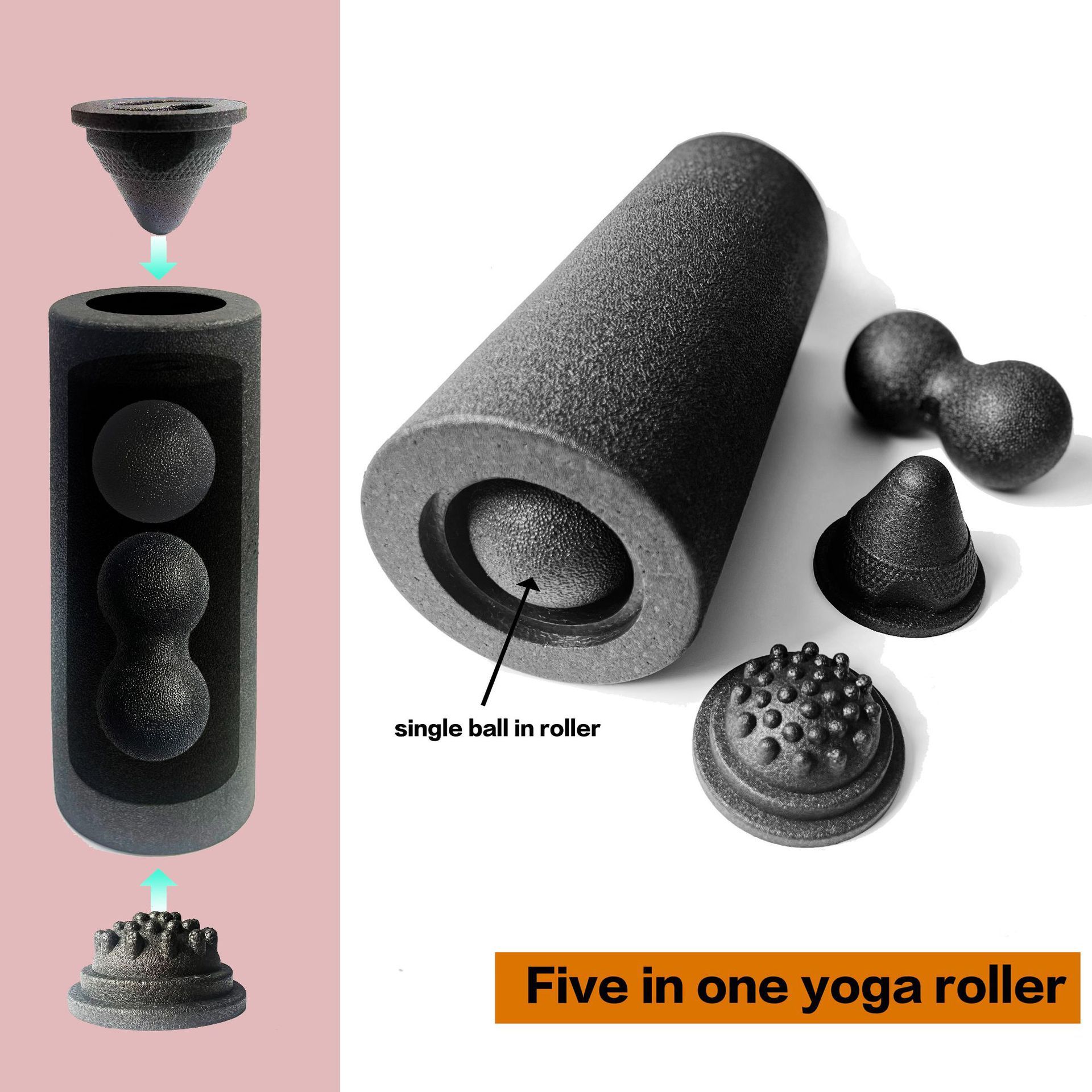 5-in-1筋膜ローラーセット 筋肉回復セット-振動フォーム - Vibrating Foam Roller のレビューと価格