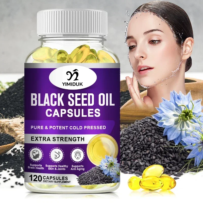 イミドゥク プレミアム ブラックシードオイルサプリメント、全 - Health Wellness Vitality のレビューと価格